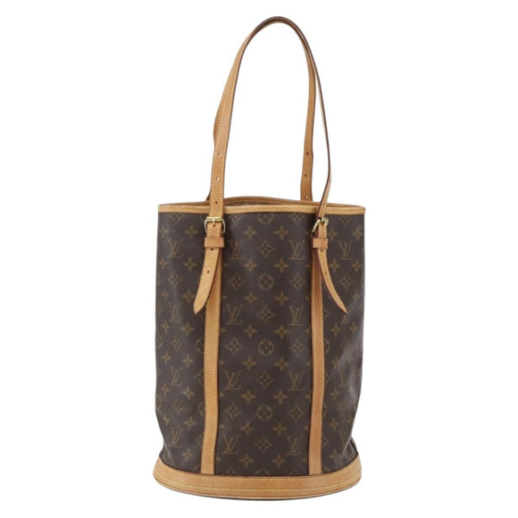 LOUIS VUITTON Monogram Bucket GM Shoulder Bag M42236 LV Auth 157729