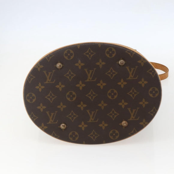 LOUIS VUITTON Monogram Bucket GM Shoulder Bag M42236 LV Auth 157729