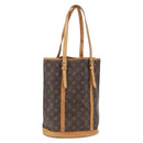 LOUIS VUITTON Monogram Bucket GM Shoulder Bag M42236 LV Auth 157731-1
