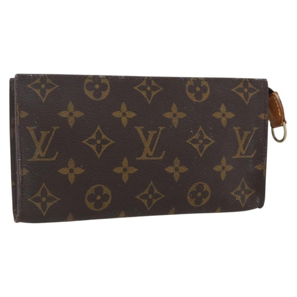 LOUIS VUITTON Monogram Bucket GM Accessory Pouch LV Auth 157732