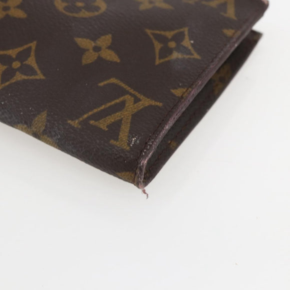 LOUIS VUITTON Monogram Bucket GM Accessory Pouch LV Auth 157732