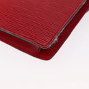 LOUIS VUITTON Epi Montaigne 27 Clutch Bag Red M52657 LV Auth 157734-16