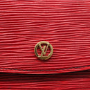 LOUIS VUITTON Epi Montaigne 27 Clutch Bag Red M52657 LV Auth 157734-8