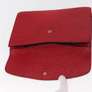 LOUIS VUITTON Epi Montaigne 27 Clutch Bag Red M52657 LV Auth 157734-9