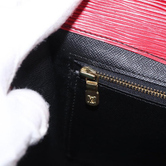 LOUIS VUITTON Epi Montaigne 27 Clutch Bag Red M52657 LV Auth 157734