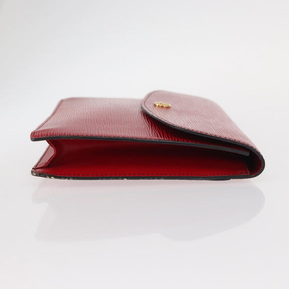 LOUIS VUITTON Epi Montaigne 27 Clutch Bag Red M52657 LV Auth 157734