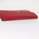 LOUIS VUITTON Epi Montaigne 27 Clutch Bag Red M52657 LV Auth 157734-5