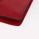 LOUIS VUITTON Epi Montaigne 27 Clutch Bag Red M52657 LV Auth 157734-7