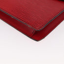 LOUIS VUITTON Epi Montaigne 27 Clutch Bag Red M52657 LV Auth 157734-14