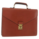 LOUIS VUITTON Epi Serviette Conseiller Briefcase Brown M54423 LV Auth 157735-1