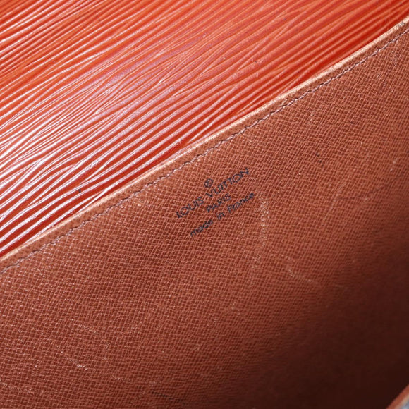 LOUIS VUITTON Epi Serviette Conseiller Briefcase Brown M54423 LV Auth 157735