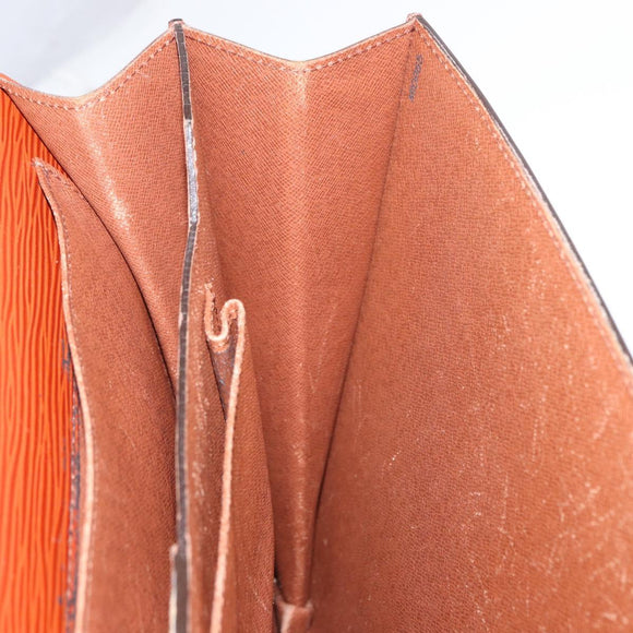 LOUIS VUITTON Epi Serviette Conseiller Briefcase Brown M54423 LV Auth 157735