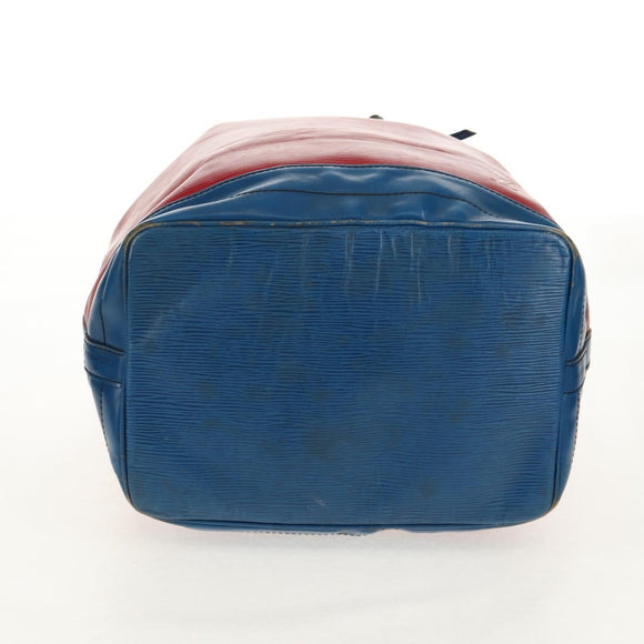 LOUIS VUITTON Epi Noe Shoulder Bag Bicolor Red Blue M44084 LV Auth 157736