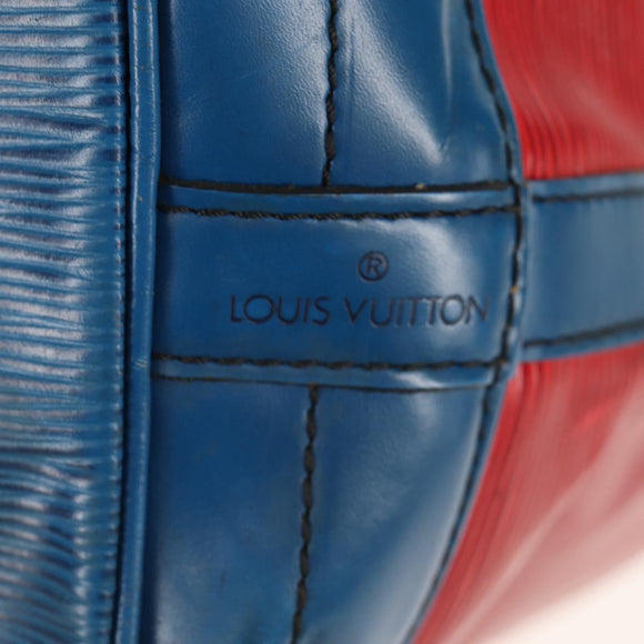 LOUIS VUITTON Epi Noe Shoulder Bag Bicolor Red Blue M44084 LV Auth 157736