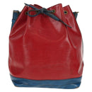 LOUIS VUITTON Epi Noe Shoulder Bag Bicolor Red Blue M44084 LV Auth 157736-13