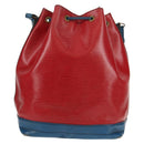 LOUIS VUITTON Epi Noe Shoulder Bag Bicolor Red Blue M44084 LV Auth 157736-2
