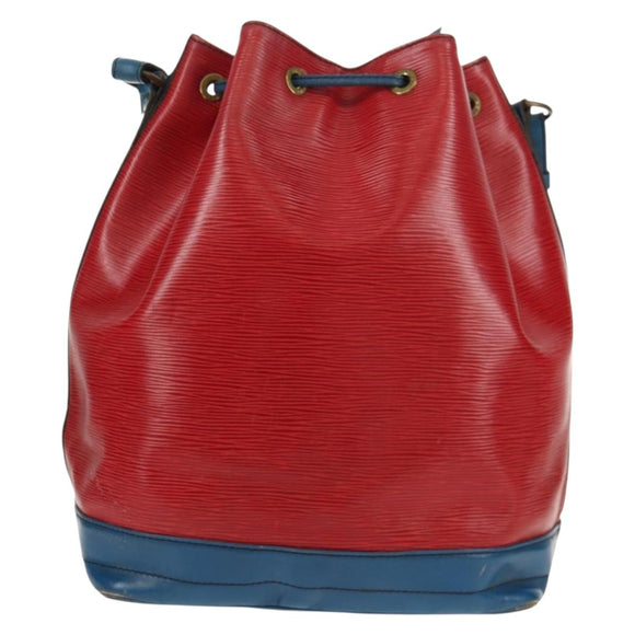 LOUIS VUITTON Epi Noe Shoulder Bag Bicolor Red Blue M44084 LV Auth 157736