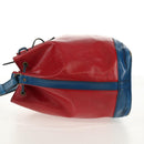LOUIS VUITTON Epi Noe Shoulder Bag Bicolor Red Blue M44084 LV Auth 157736-3