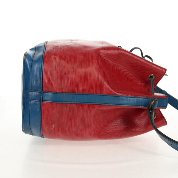 LOUIS VUITTON Epi Noe Shoulder Bag Bicolor Red Blue M44084 LV Auth 157736