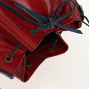 LOUIS VUITTON Epi Noe Shoulder Bag Bicolor Red Blue M44084 LV Auth 157736-7