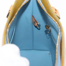 LOUIS VUITTON Monogram Vernis Houston Hand Bag Baby Blue M91005 LV Auth 157739-20