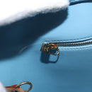 LOUIS VUITTON Monogram Vernis Houston Hand Bag Baby Blue M91005 LV Auth 157739-21