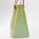 LOUIS VUITTON Monogram Vernis Houston Hand Bag Baby Blue M91005 LV Auth 157739-4