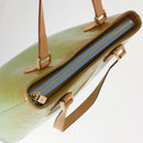 LOUIS VUITTON Monogram Vernis Houston Hand Bag Baby Blue M91005 LV Auth 157739-6