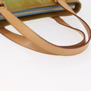 LOUIS VUITTON Monogram Vernis Houston Hand Bag Baby Blue M91005 LV Auth 157739-7