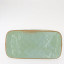 LOUIS VUITTON Monogram Vernis Houston Hand Bag Baby Blue M91005 LV Auth 157739-5