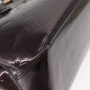 LOUIS VUITTON Monogram Vernis Wilshire PM Bag Amarante M93641 LV Auth 157742-10