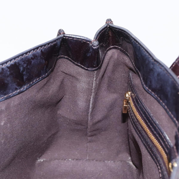 LOUIS VUITTON Monogram Vernis Wilshire PM Bag Amarante M93641 LV Auth 157742
