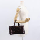 LOUIS VUITTON Monogram Vernis Wilshire PM Bag Amarante M93641 LV Auth 157742-23