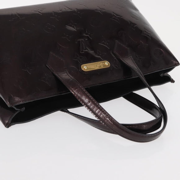 LOUIS VUITTON Monogram Vernis Wilshire PM Bag Amarante M93641 LV Auth 157742