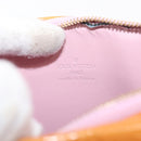 LOUIS VUITTON Monogram Vernis Motto Pouch Marshmallow Pink M91312 LV Auth 157744-18