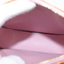 LOUIS VUITTON Monogram Vernis Motto Pouch Marshmallow Pink M91312 LV Auth 157744-10