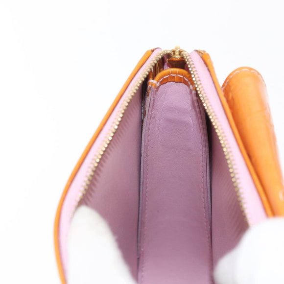 LOUIS VUITTON Monogram Vernis Motto Pouch Marshmallow Pink M91312 LV Auth 157744