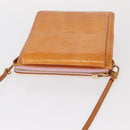 LOUIS VUITTON Monogram Vernis Motto Pouch Marshmallow Pink M91312 LV Auth 157744-6
