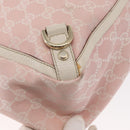 GUCCI GG Canvas Tote Bag Pink Gold 141472 Auth 157745-15
