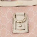 GUCCI GG Canvas Tote Bag Pink Gold 141472 Auth 157745-10