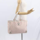 GUCCI GG Canvas Tote Bag Pink Gold 141472 Auth 157745-22