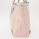 GUCCI GG Canvas Tote Bag Pink Gold 141472 Auth 157745-3