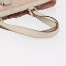 GUCCI GG Canvas Tote Bag Pink Gold 141472 Auth 157745-7