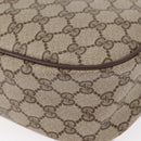 GUCCI GG Supreme Web Sherry Line Bag PVC Beige Gold 89 02 077 Auth 157750-14