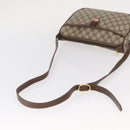 GUCCI GG Supreme Web Sherry Line Bag PVC Beige Gold 89 02 077 Auth 157750-7