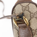 GUCCI GG Supreme Web Sherry Line Bag PVC Beige Gold 89 02 077 Auth 157750-9