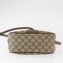 GUCCI GG Supreme Web Sherry Line Bag PVC Beige Gold 14 02 032 Auth 157751-10