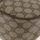 GUCCI GG Supreme Web Sherry Line Bag PVC Beige Gold 14 02 032 Auth 157751-12