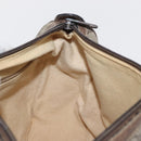 GUCCI GG Supreme Web Sherry Line Bag PVC Beige Gold 14 02 032 Auth 157751-19