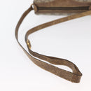 GUCCI GG Supreme Web Sherry Line Bag PVC Beige Gold 89 02 018 Auth 157752-7